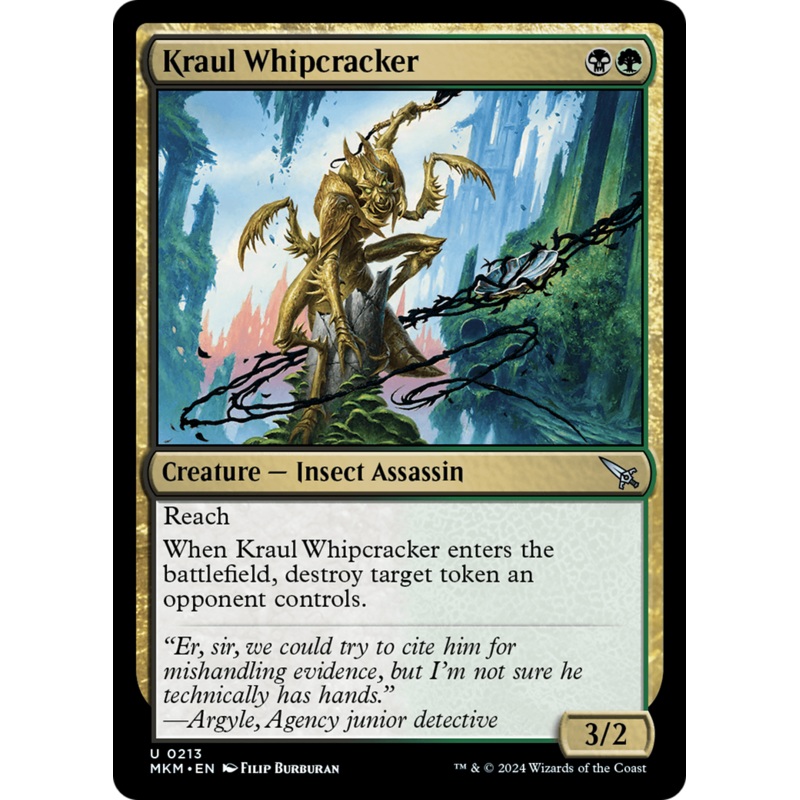 Kraul Whipcracker (Black) [Murders at Karlov Manor]