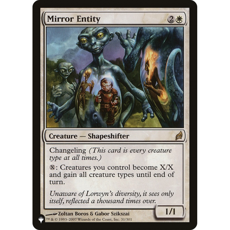 Mirror Entity (LRW) [The List]