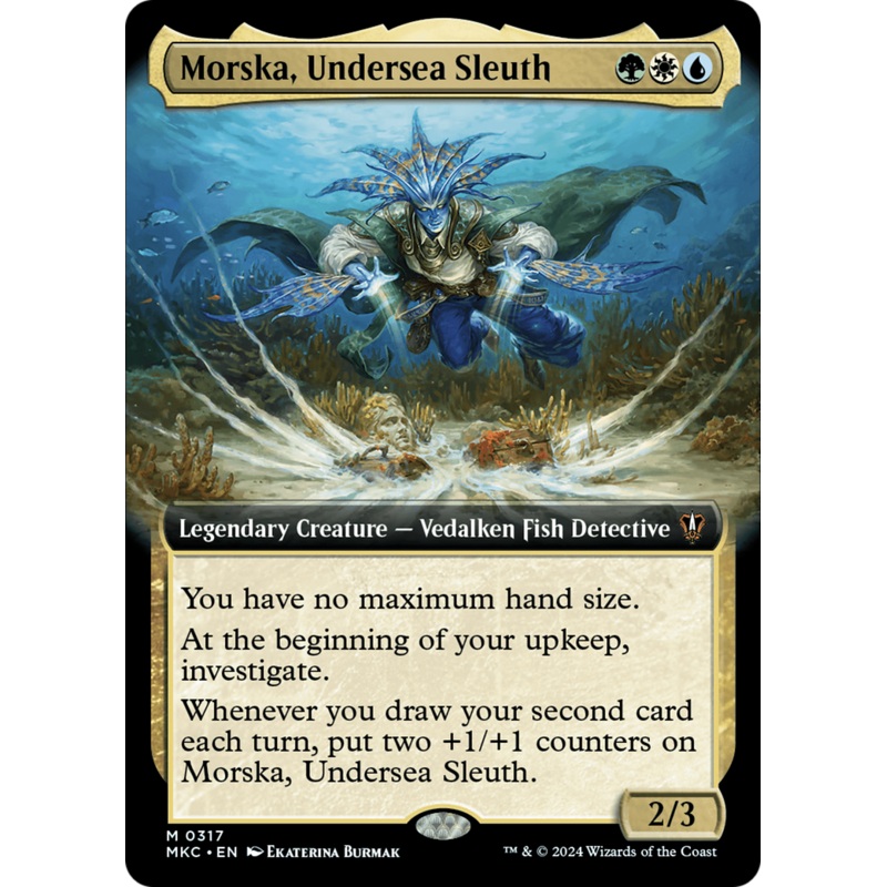 Morska, Undersea Sleuth (Extended Art) [Murders at Karlov Manor Commander]