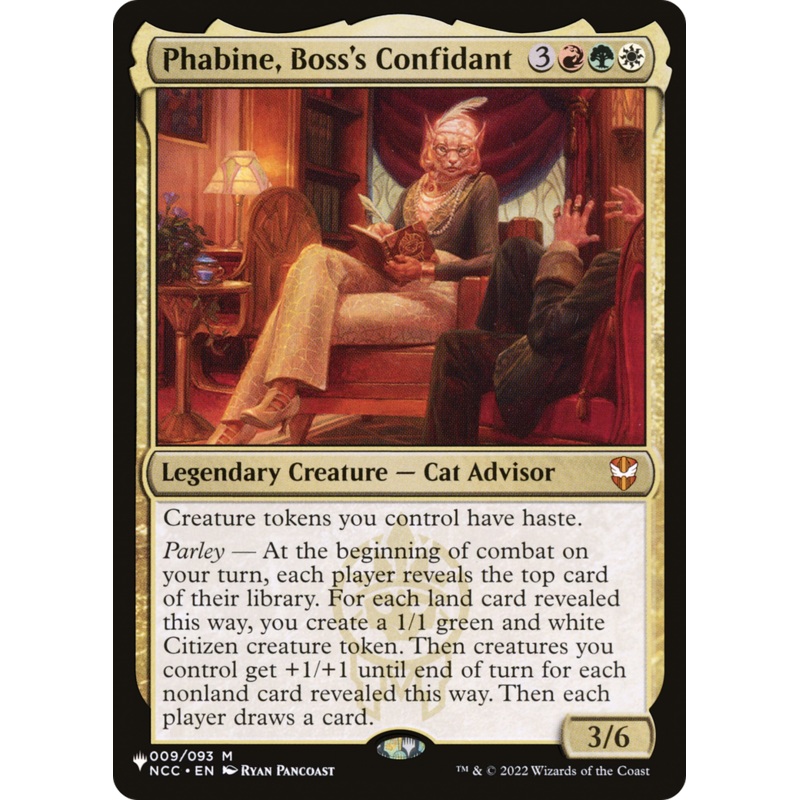 Phabine, Boss's Confidant [The List]