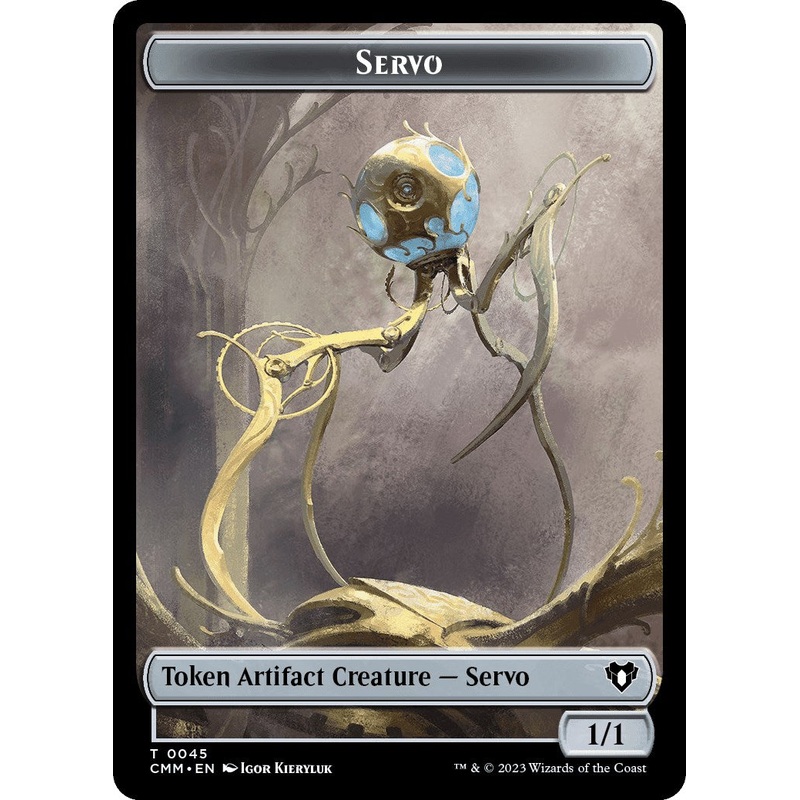 Servo // Thrull Double-Sided Token [Commander Masters Tokens]