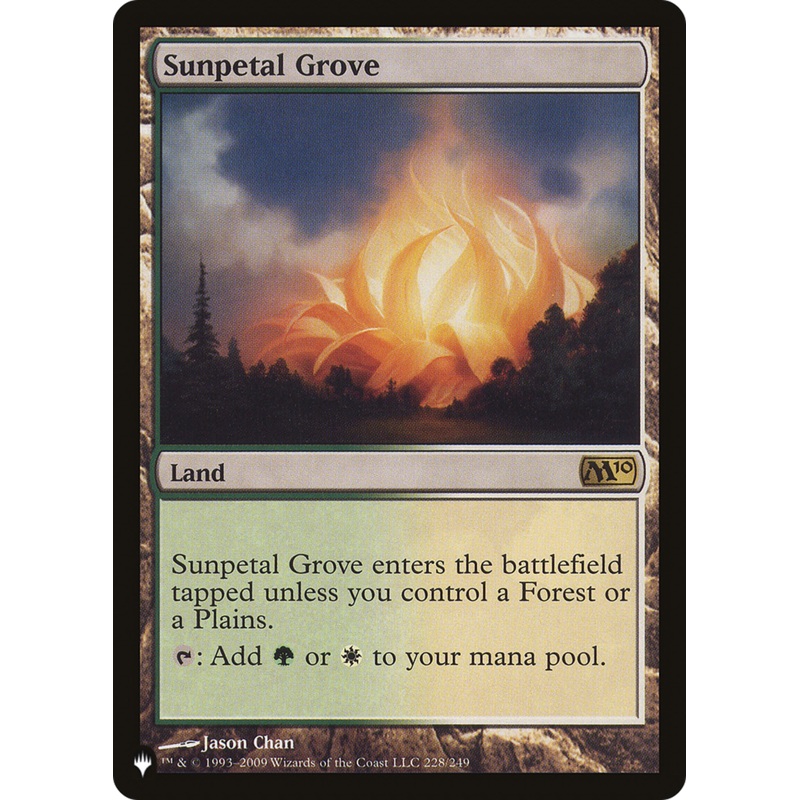 Sunpetal Grove [The List]
