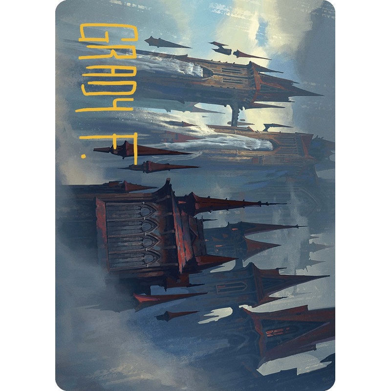 Thundering Falls Art Card (Gold-Stamped Signature) [Murders at Karlov Manor Art Series]
