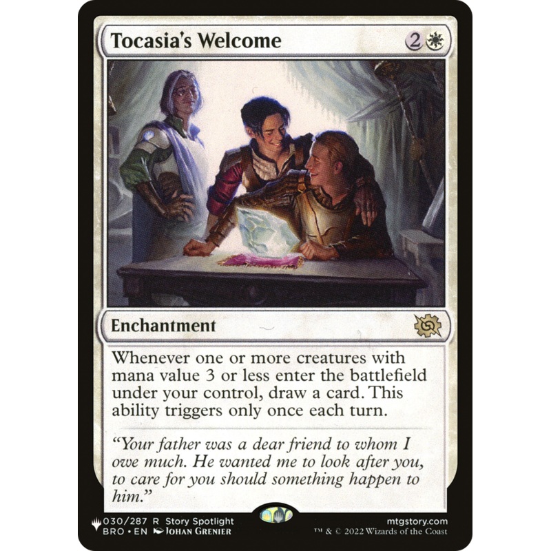 Tocasia's Welcome [The List]