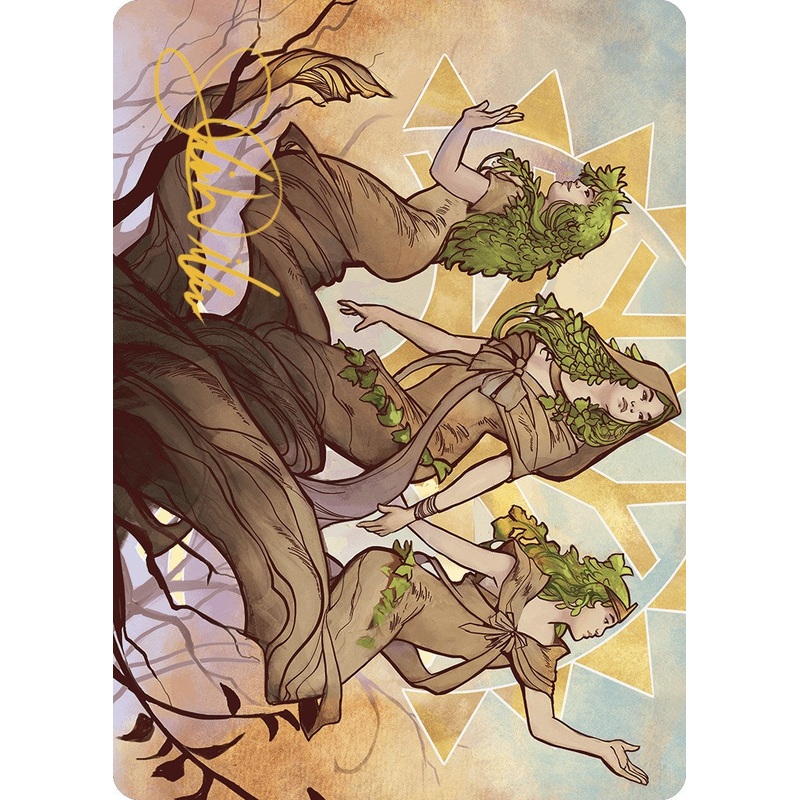 Trostani, Three Whispers Art Card (Gold-Stamped Signature) [Murders at Karlov Manor Art Series]