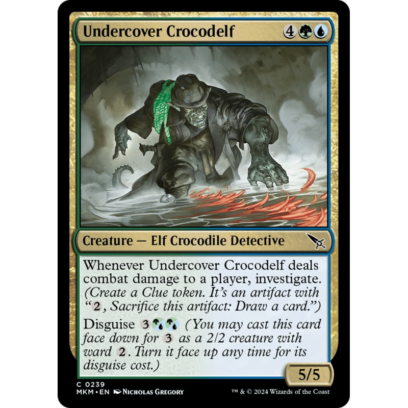 Undercover Crocodelf (Green) [Murders at Karlov Manor]