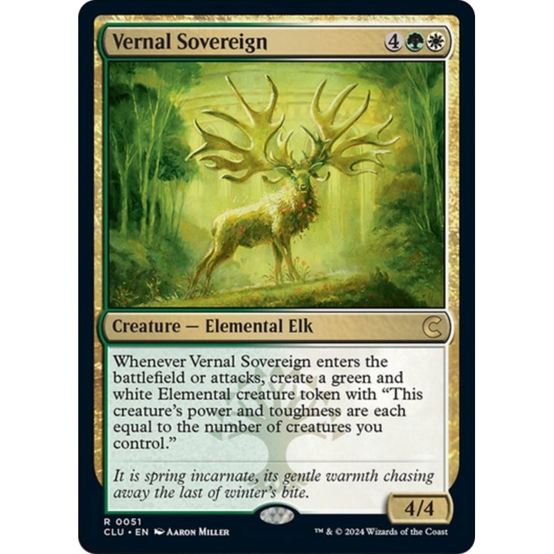 Vernal Sovereign [Ravnica: Clue Edition]