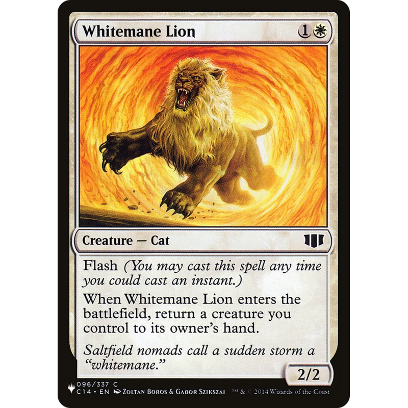 Whitemane Lion (PLC) [The List]