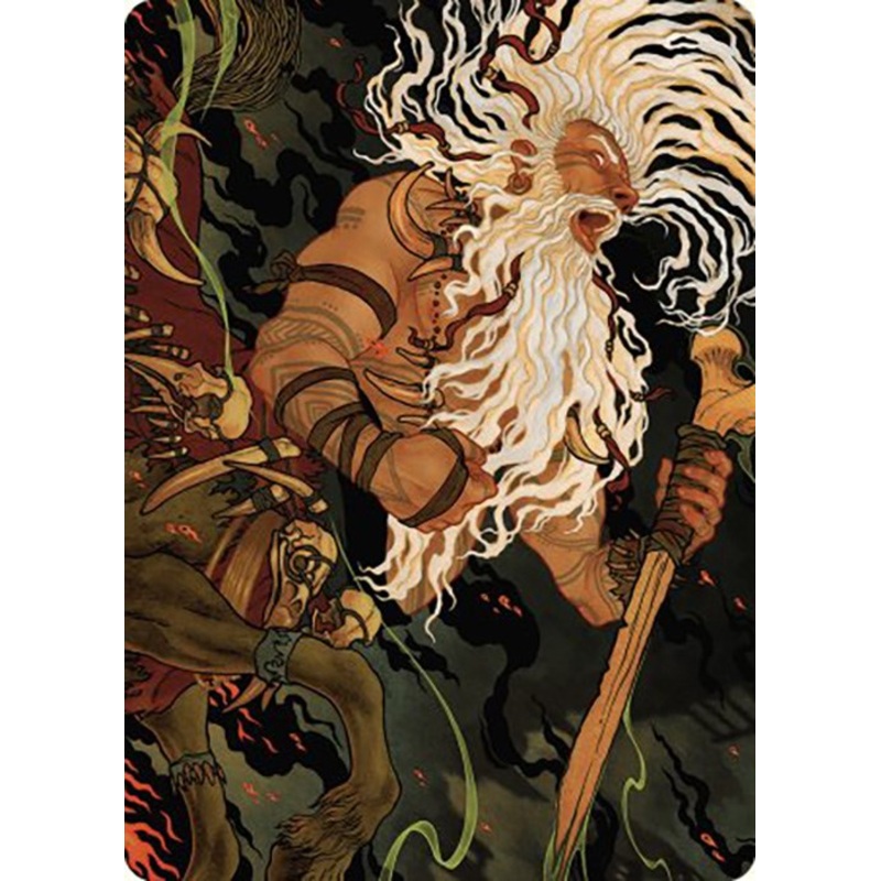 Yarus, Roar of the Old Gods Art Card (46/49) [Murders at Karlov Manor Art Series]