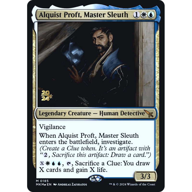 Alquist Proft, Master Sleuth [Murders at Karlov Manor Prerelease Promos]