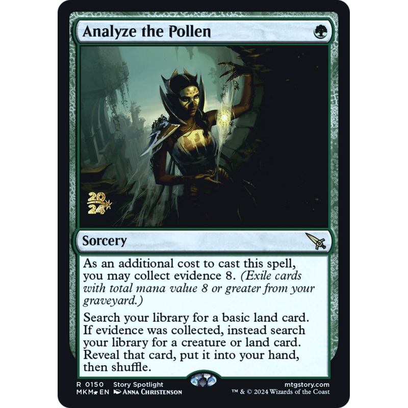 Analyze the Pollen [Murders at Karlov Manor Prerelease Promos]