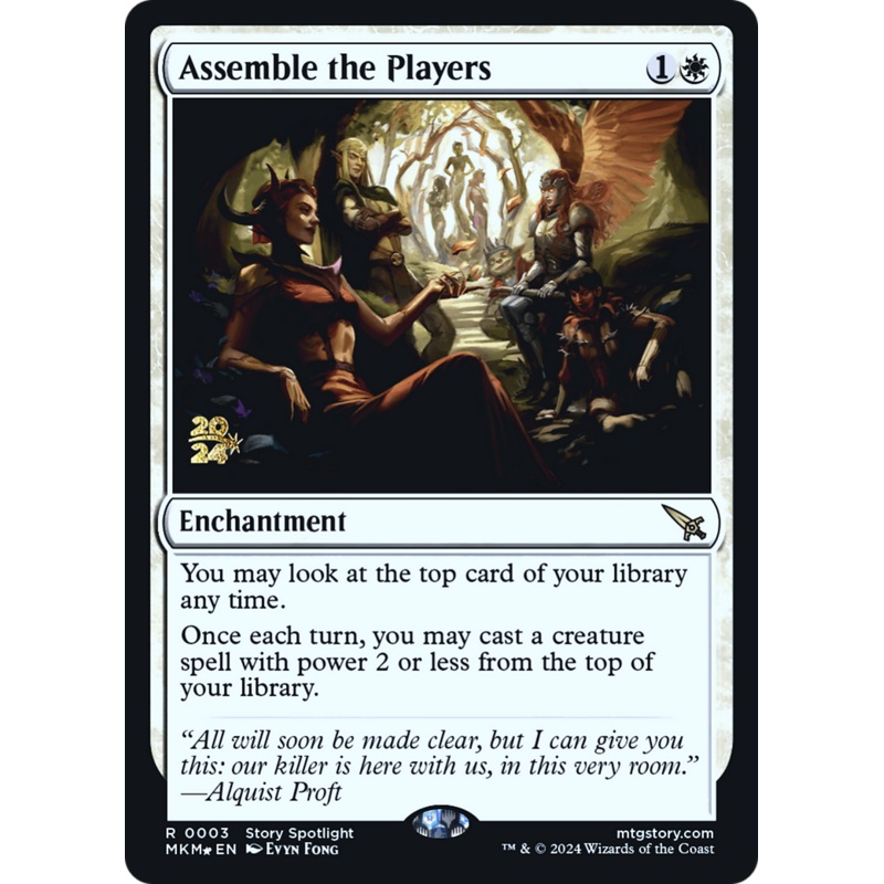 Assemble the Players [Murders at Karlov Manor Prerelease Promos]