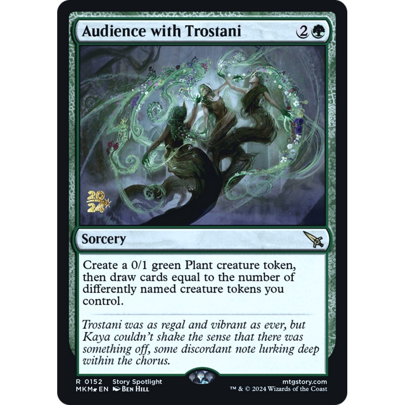 Audience with Trostani [Murders at Karlov Manor Prerelease Promos]