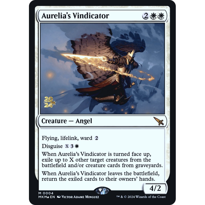 Aurelia's Vindicator [Murders at Karlov Manor Prerelease Promos]