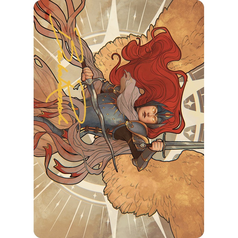 Aurelia, the Law Above Art Card (36/49) (Gold-Stamped Signature) [Murders at Karlov Manor Art Series]