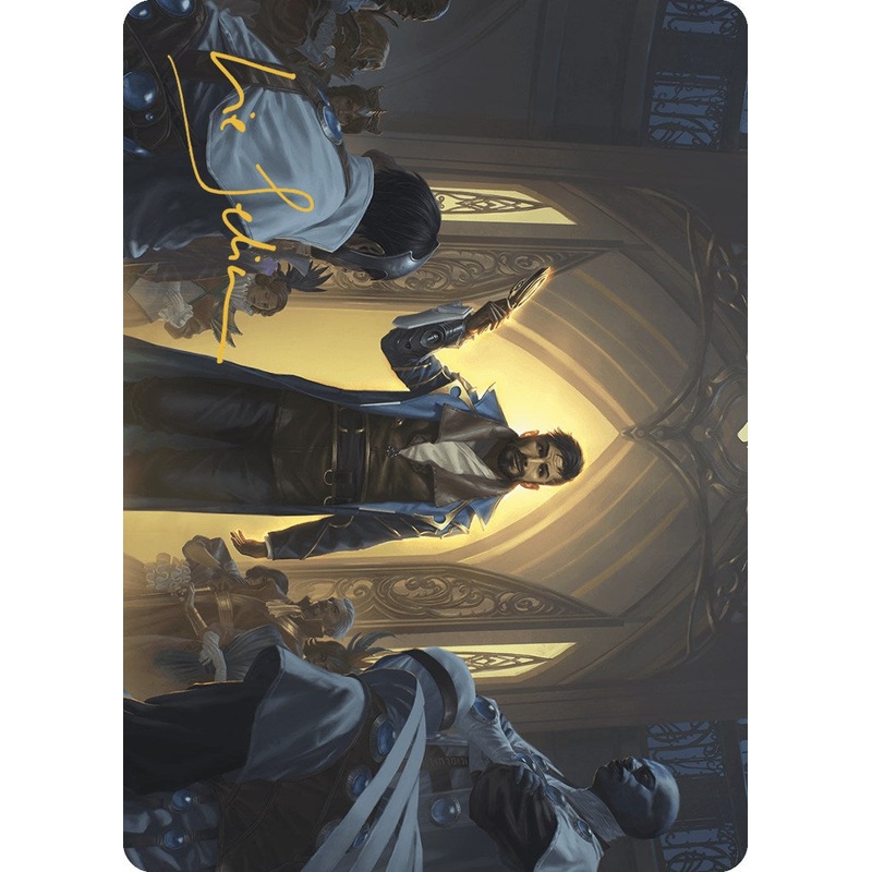 Auspicious Arrival Art Card (Gold-Stamped Signature) [Murders at Karlov Manor Art Series]