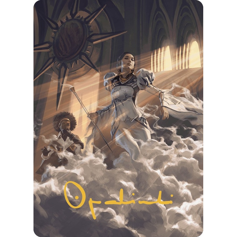Call a Surprise Witness Art Card (Gold-Stamped Signature) [Murders at Karlov Manor Art Series]