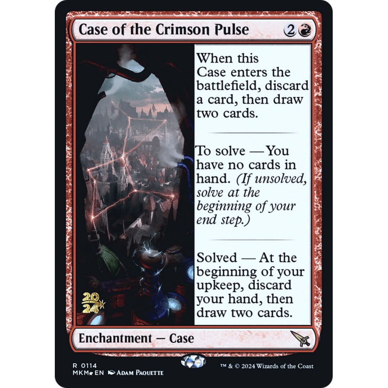 Case of the Crimson Pulse [Murders at Karlov Manor Prerelease Promos]