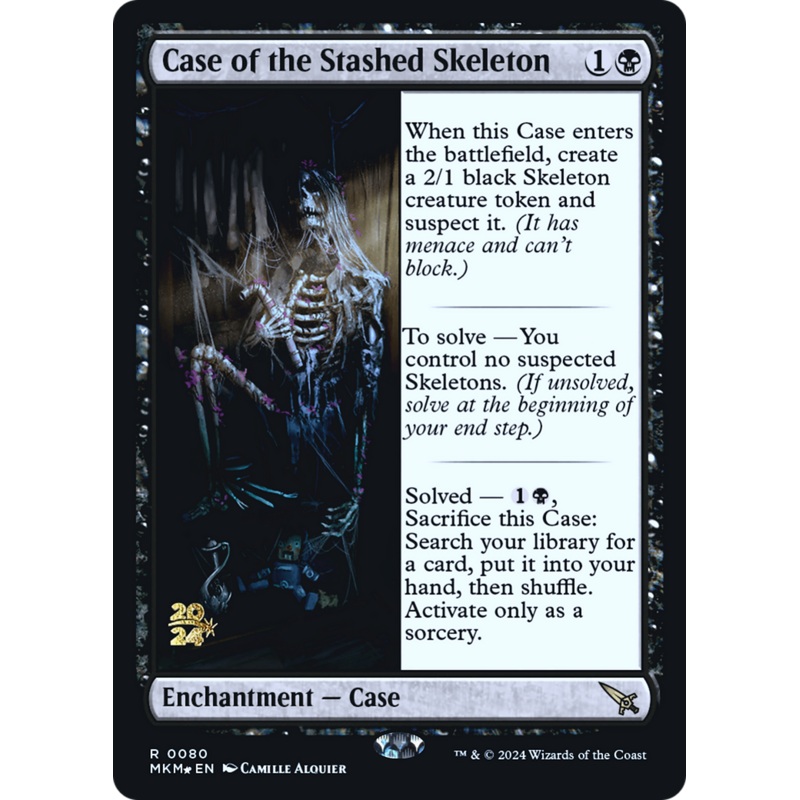 Case of the Stashed Skeleton [Murders at Karlov Manor Prerelease Promos]