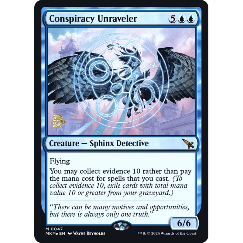Conspiracy Unraveler [Murders at Karlov Manor Prerelease Promos]