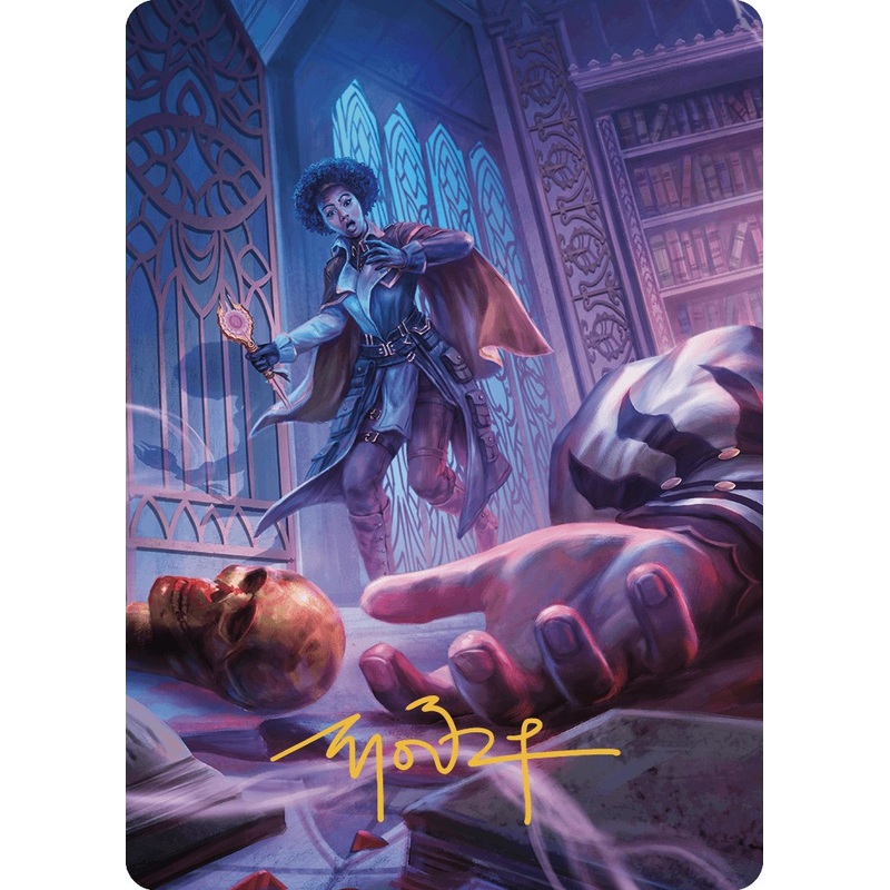 Deadly Complication Art Card (Gold-Stamped Signature) [Murders at Karlov Manor Art Series]