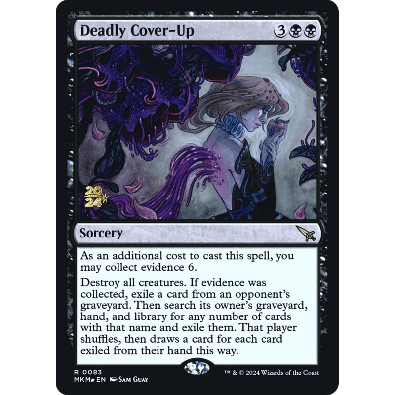 Deadly Cover-Up [Murders at Karlov Manor Prerelease Promos]