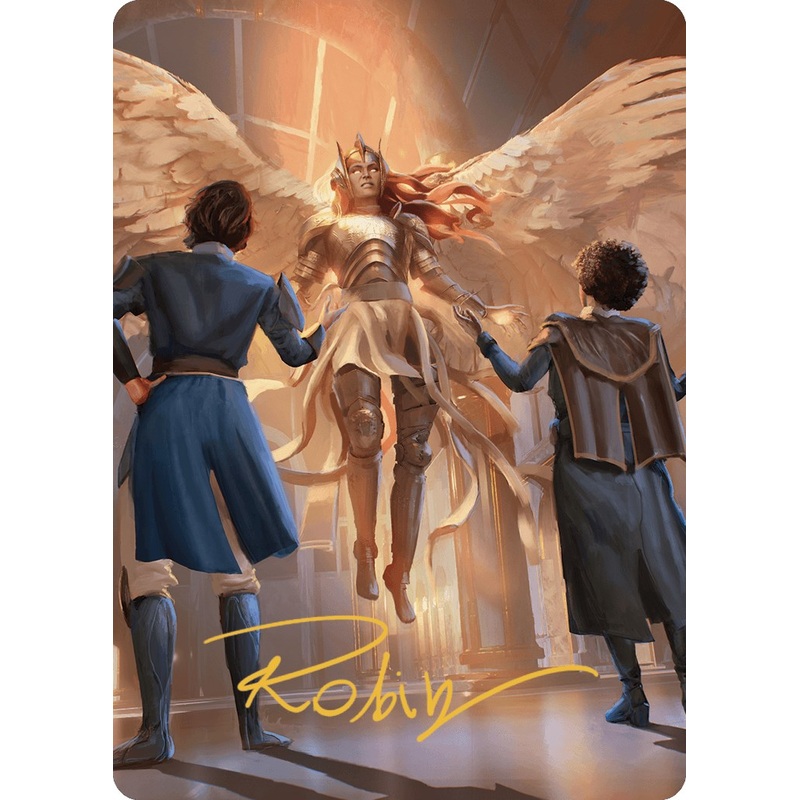 Demand Answers Art Card (Gold-Stamped Signature) [Murders at Karlov Manor Art Series]