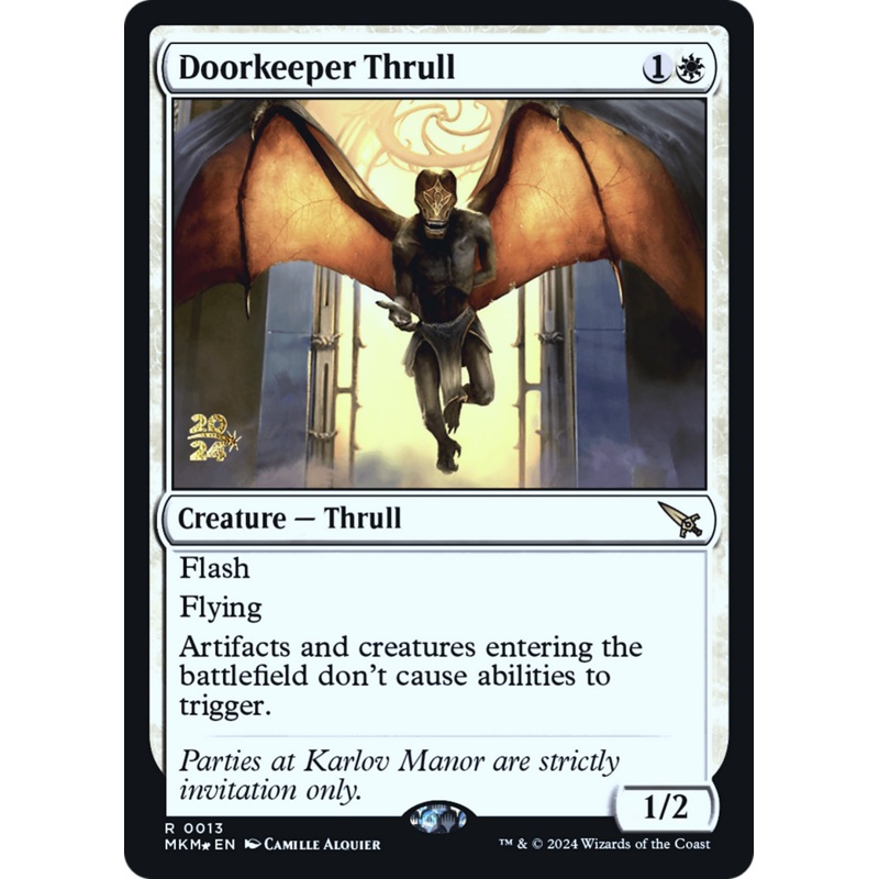 Doorkeeper Thrull [Murders at Karlov Manor Prerelease Promos]