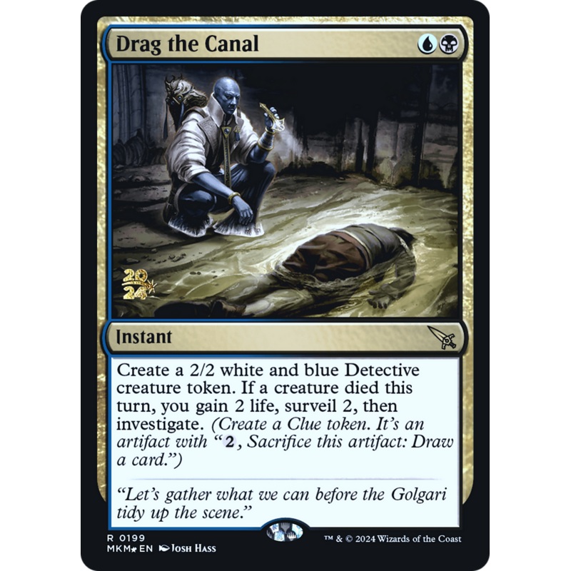 Drag the Canal [Murders at Karlov Manor Prerelease Promos]