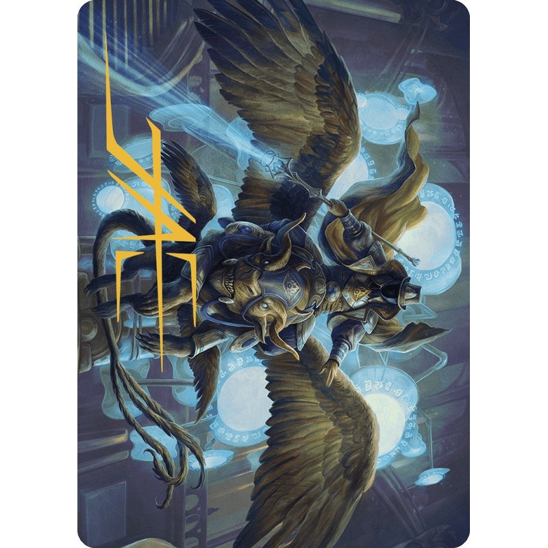 Ezrim, Agency Chief Art Card (Gold-Stamped Signature) [Murders at Karlov Manor Art Series]