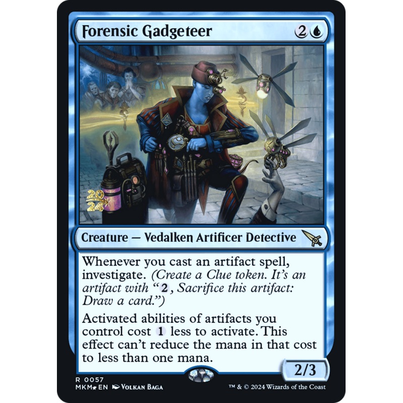 Forensic Gadgeteer [Murders at Karlov Manor Prerelease Promos]