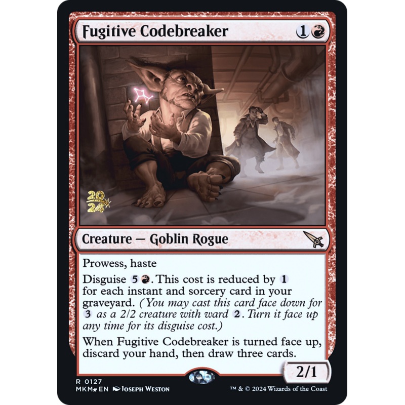 Fugitive Codebreaker [Murders at Karlov Manor Prerelease Promos]