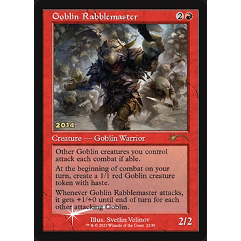 Goblin Rabblemaster [30th Anniversary Promos]