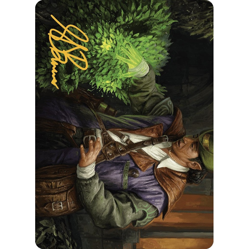 Hedge Whisperer Art Card (Gold-Stamped Signature) [Murders at Karlov Manor Art Series]