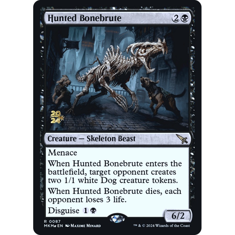 Hunted Bonebrute [Murders at Karlov Manor Prerelease Promos]