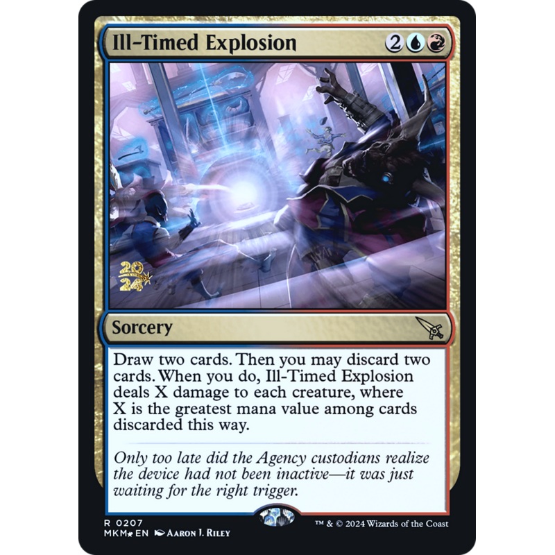 Ill-Timed Explosion [Murders at Karlov Manor Prerelease Promos]