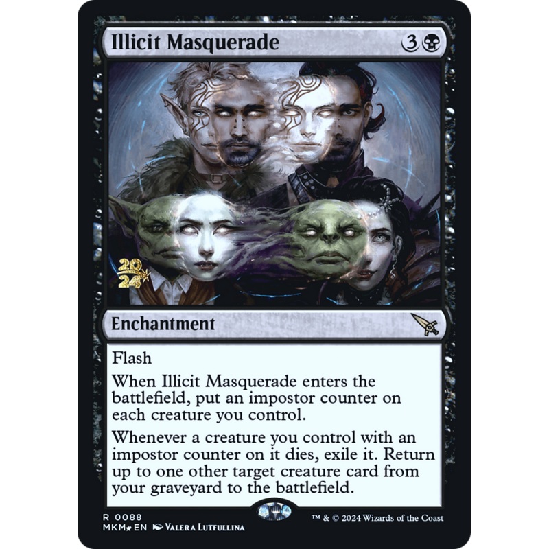 Illicit Masquerade [Murders at Karlov Manor Prerelease Promos]