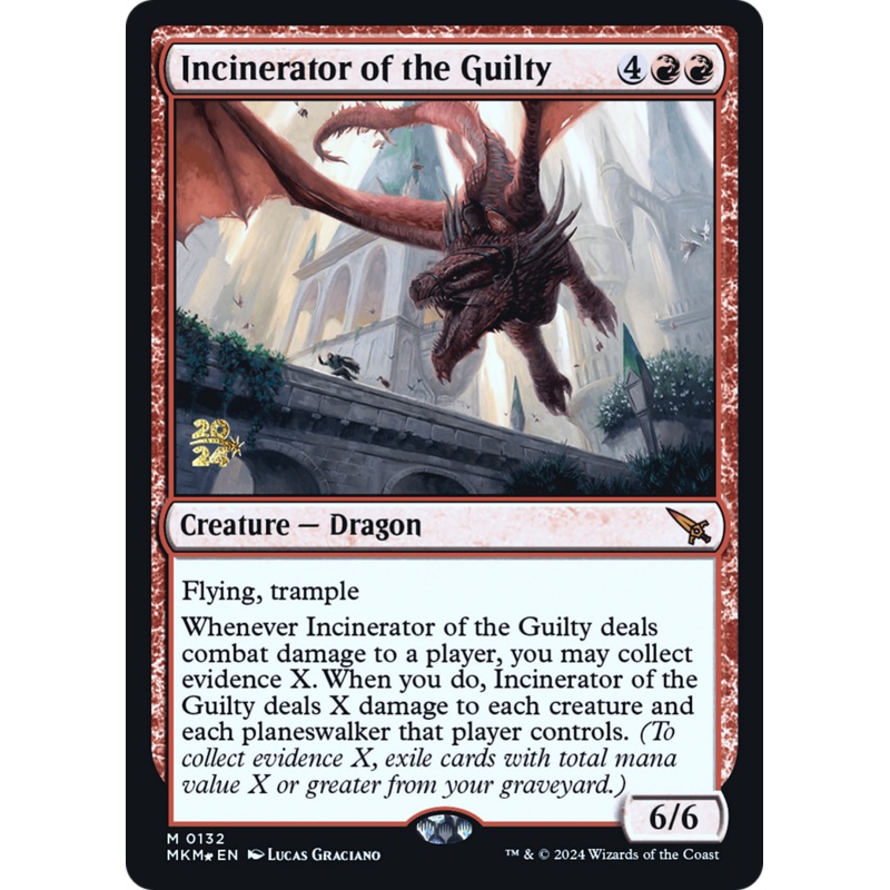Incinerator of the Guilty [Murders at Karlov Manor Prerelease Promos]