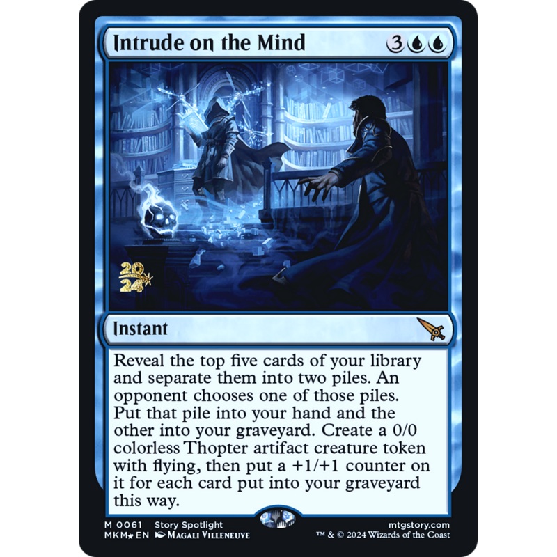 Intrude on the Mind [Murders at Karlov Manor Prerelease Promos]