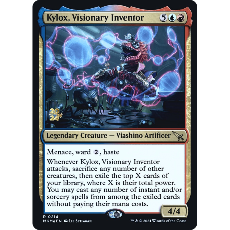 Kylox, Visionary Inventor [Murders at Karlov Manor Prerelease Promos]