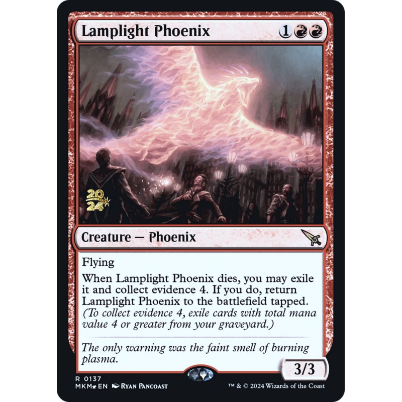 Lamplight Phoenix [Murders at Karlov Manor Prerelease Promos]