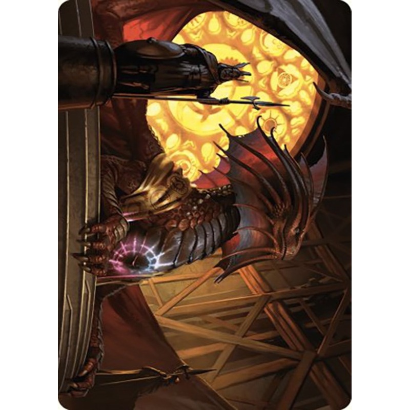 Niv-Mizzet, Guildpact Art Card (21/49) [Murders at Karlov Manor Art Series]