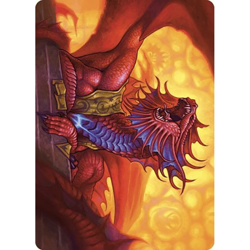 Niv-Mizzet, Guildpact Art Card (44/49) [Murders at Karlov Manor Art Series]
