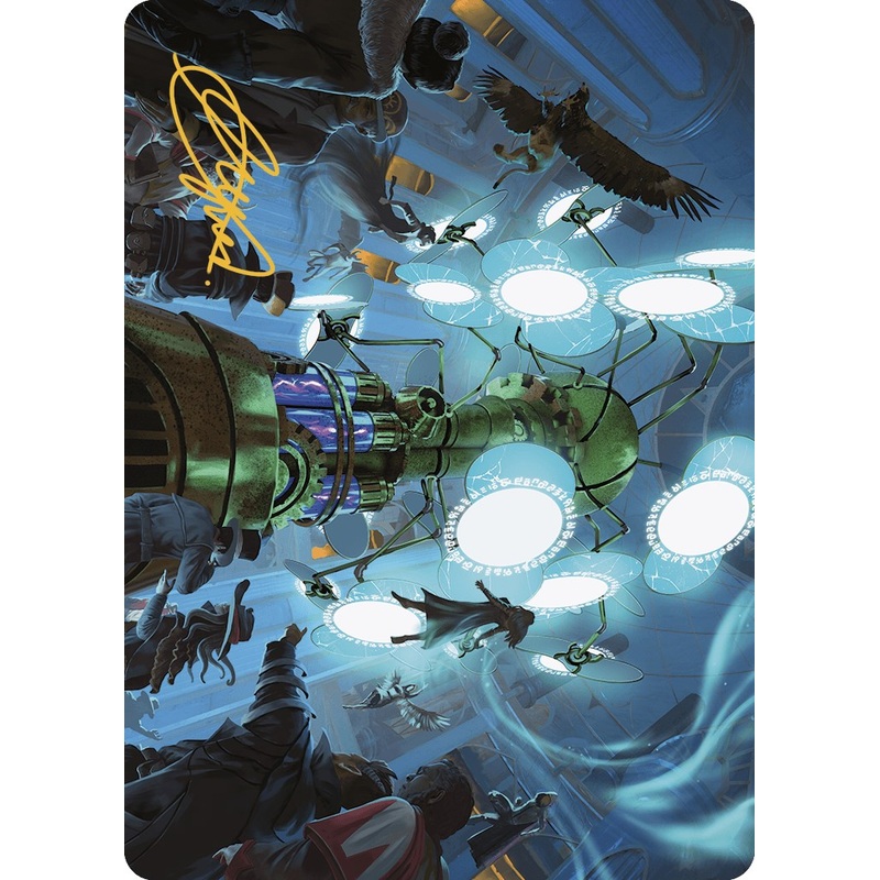 Panoptic Projektor Art Card (Gold-Stamped Signature) [Murders at Karlov Manor Art Series]