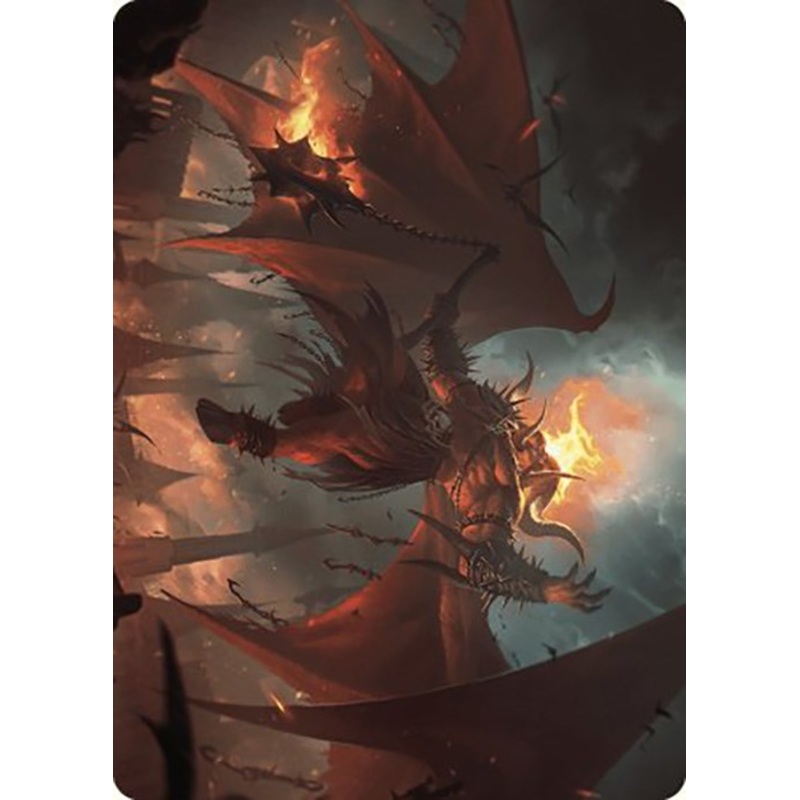 Rakdos, Patron of Chaos Art Card (22/49) [Murders at Karlov Manor Art Series]