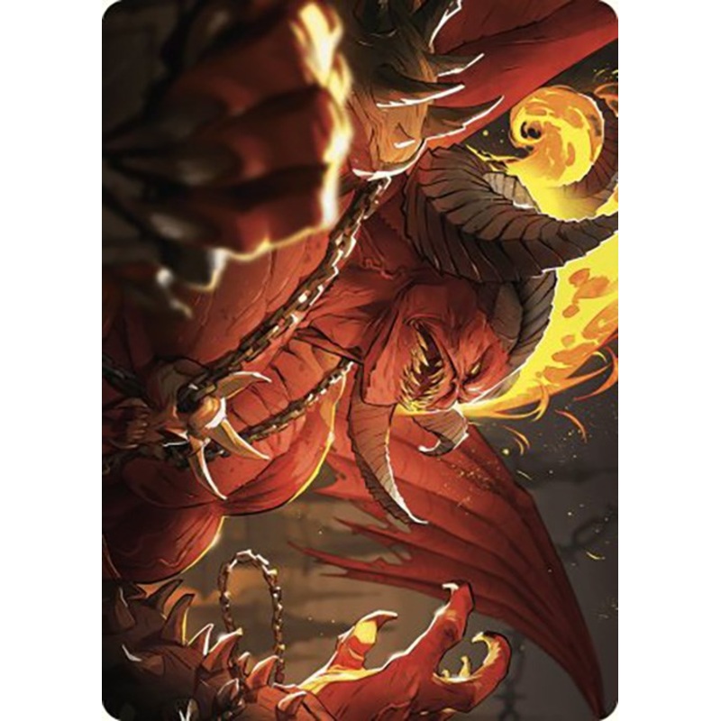 Rakdos, Patron of Chaos Art Card (45/49) [Murders at Karlov Manor Art Series]