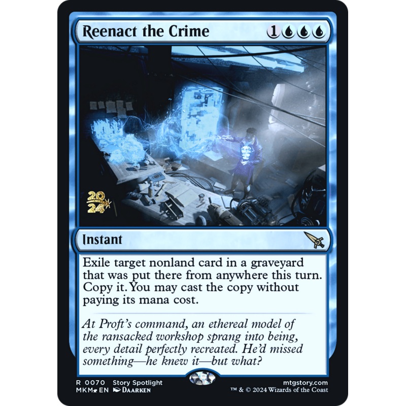Reenact the Crime [Murders at Karlov Manor Prerelease Promos]