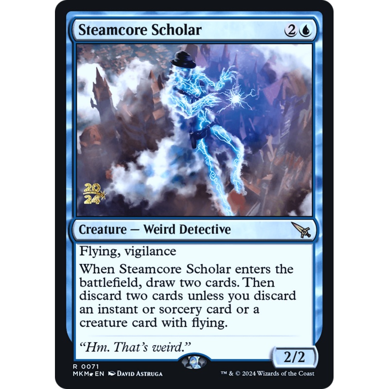 Steamcore Scholar [Murders at Karlov Manor Prerelease Promos]