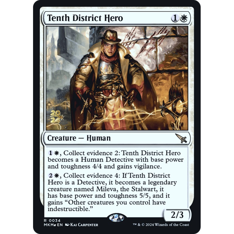 Tenth District Hero [Murders at Karlov Manor Prerelease Promos]