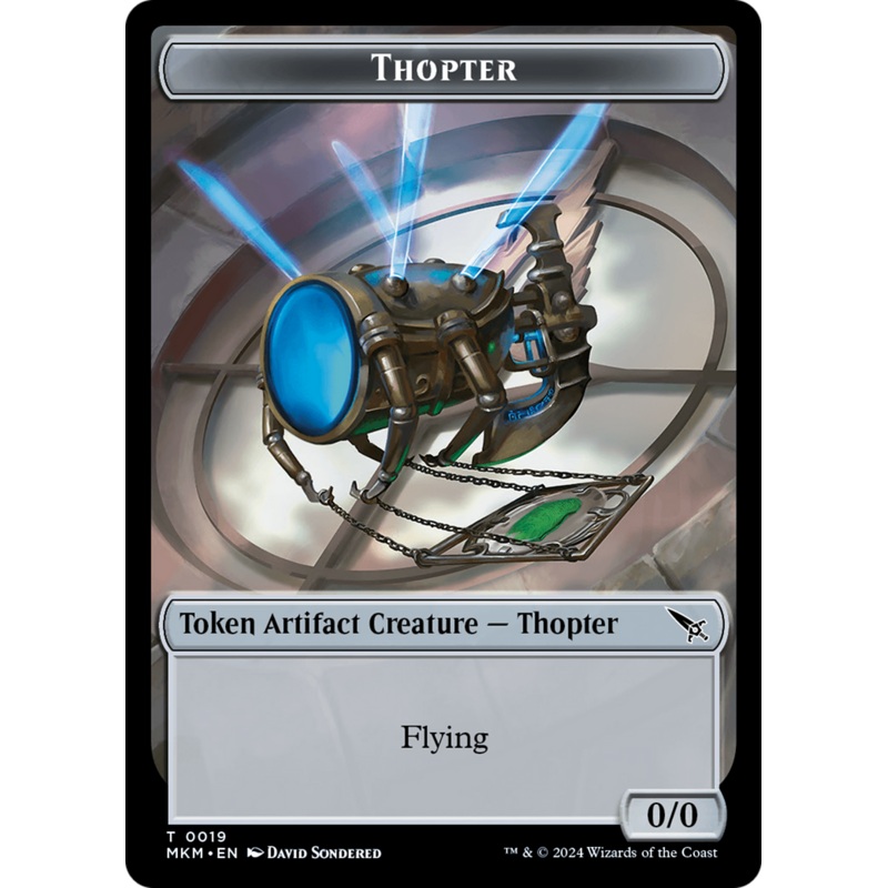 Thopter Token (0019) [Murders at Karlov Manor Tokens]